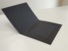 Photo folders - Tap 5x7 Black portrait folder - New pack of 250. picture