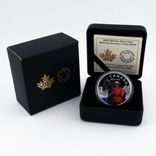 2023 Canada $20 RCMP 150th Anniversary 1oz .9999 Silver Proof Colour OGP COA picture