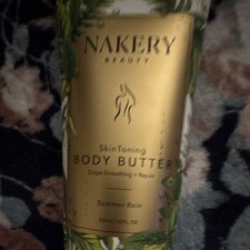 Nakery Beauty SkinToning BodyButter Summer Rain Hydrating Cream 20oz Sealed&New picture