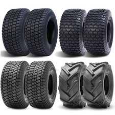 2-Pack 24x12-12 Lawn Mower Tires 24x12x12 24x12.00-12 Garden Tractor Turf 4PR picture