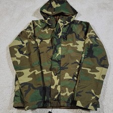 VTG Brigade Quartermasters Camo Jacket Mens Large Gore-Tex Made In USA 90s picture