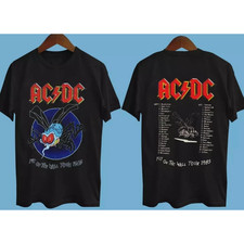 AC/DC Fly On The Wall World Tour 1985 Concert Shirt picture