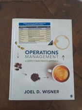 Operations Management : A Supply Chain Process Approach by Joel D. Wisner (2016, picture