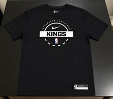 Nike Sacramento Kings NBA Basketball Black T-Shirt Officially Licensed picture