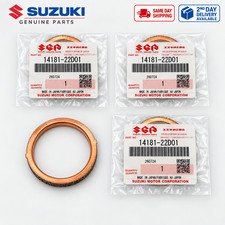 4 PACK 14181-22D01 SUZUKI 1999-2020 HAYABUSA GSX1300R EXHAUST GASKETS OEM picture