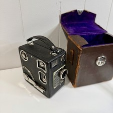Siemens B 16mm Camera with Busch-Glaukar 2cm f2.8 Lens And Case Tested Working picture