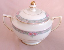 Beautiful Sugar Bowl & Lid by Mikasa. La Rose Pattern. picture