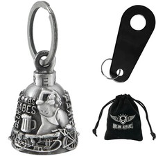 Premium Bell for motorcycle Riders Impact Resist 3DGuardian Babes Boob Beer Bell picture