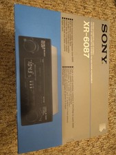 Sony XR-6087 AM/FM Cassette Deck Radio VTG Shaft Style 7.5 Watts In original Box picture