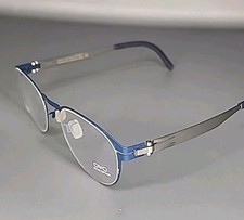 OVVO Optics 3558 Titanium /Deep Sea Handmade Titanium Eyeglass Frame 49/20/140 picture