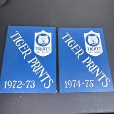 Truitt Jr. High Yearbooks 1972–73 & 1974–75 Chesapeake VA Vintage Lot picture
