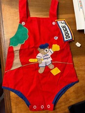 Vintage baby baseball one piece 12 mo picture