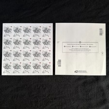 Vintage Tulip Two-Ounce Rate Stamps - Complete Sheet of 20, 2015 picture