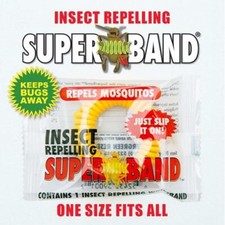 Super Band Insect Mosquito Bracelet Wristband Repellent 2-Pack picture