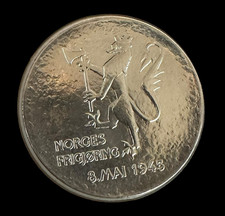 Norway 200 Kroner 1980- 35th Anniversary of WWII Liberation - Royal Mint UNC picture