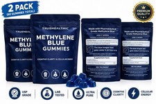 TrueHealthic 30 Blue Gummies Cognitive Clarity & Cellular Energy 2Pc. 60 Total picture