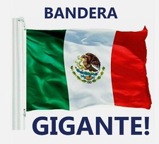 New 5’x8’ Polyester MEXICO FLAG Mexican Banner Pennant Bandera Indoor Outdoor picture