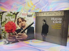 Lot of 2 Hayes Carll Records: Alone Together (Clear), You Get It All Orange/Red picture