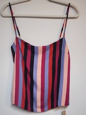 NWT Reformation Dove Top In Isabel Stripe Size Small Spaghetti Strap Top picture