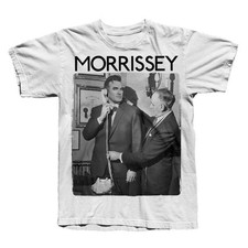 Morrissey Tailor White T-Shirt For Fan Gifts Full Sizes S-5XL Tee picture