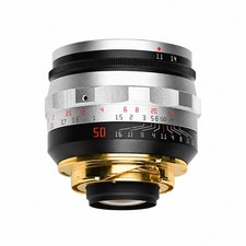 LAILENS lens 50mm F1.1 Kino Plasmat LTM Silver For Leica M M39 M240 M6 M9 M10 picture