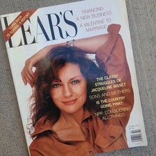 Vtg Lear's Magazine Vol 3 No 12 February 1991 Jacqueline Bisset picture