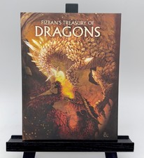 Fizban's Treasury of Dragons D&D Dungeons & Dragons HC Book 1st Edition Print picture