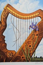 Rafal Olbinski Nostalgia in Slow Motion HAND SIGNED NUMBERED ORIGINAL LITHOGRAPH picture