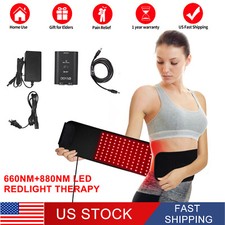 Near Infrared Red Light Therapy Belt Waist Wrap Pad For Pain Relief Weight Loss picture