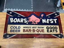 4x2 Dukes of Hazzard BOAR'S NEST sign banners General Lee vintage style ART picture