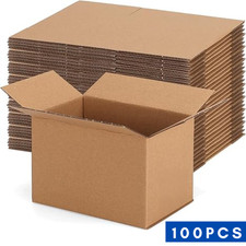 100 6x4x4 Cardboard Paper Boxes Mailing Packing Shipping Box Corrugated Cartons picture