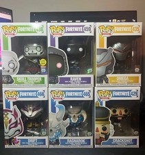 6x Fornite Pop Vinyl Figures Bundle Deal *Skull Trooper,Raven,Omega & More  picture