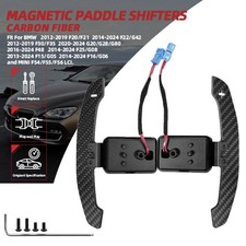 Magnetic Carbon Fiber Steering Wheel Paddle Shifter For BMW F-Series M3 M4 Supra picture
