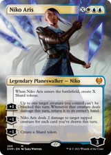 x1 Niko Aris - Foil - Borderless M MTG Kaldheim M/NM, English picture