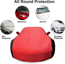 1X Car Cover UV Resistant Red & Black For Chevrolet Corvette C6 2005-2013 picture