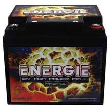 Reikken PR2400 Energie 2400 Watt 12 Volt Power Cell 50 Ah AGM Car Audio Battery picture