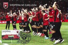 Albania Stamps 2024. Albania in Euro 2024. CARTE MAXIMUM POSTCARD. MNH picture
