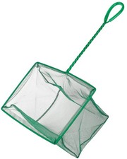 Pawfly 10 Inch Aquarium Fish Net with Braided Metal Handle 10 Inch, Green picture