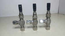 Qty. 3 New HOKE 1325G4Y Milli-Mite Metering Valves 5,000 PSI, 1/4