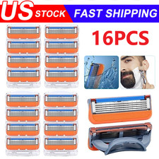 16PCS Shaving Razor Blades Refills Compatible for GiIIette Fusion 5 Proglide picture