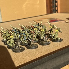 WizKids Mage Knight Lot 19 Lizard Men Gnoll Hunters Fantasy Clix Miniatures picture