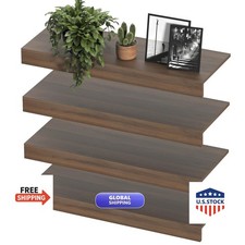 Homesprit Wooden Wire Shelf Covers Walnut 32in*16in for Pantry Closet Kitchen picture