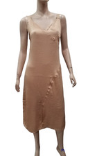 Anthropologie eri+ali Shimmer Slip Midi Dress $108.00 picture