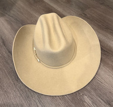 NWT Stetson Duncan 4X Cowboy Hat - Silverbelly - 7 1/4 picture