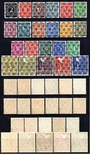 -GERMANY USA BRITISCHE ZONE 1948 Sc.52II-68II- AIXII-AIVII MNH SIGNED picture