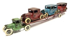 Rare 1931 Arcade Model-A Car Hauler Carrier Delivery Truck 24” Kenton Hubley picture