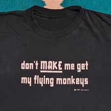 Vintage 1998 Metropolis Wizard of Oz Reference Saying Graphic Tee picture