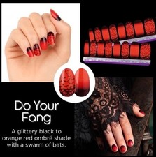 Color Street Nail Polish Strips, Do Your Fang, HALLOWEEN, New In Box, READ picture