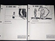 THE ADDAMS FAMILY Movie Props Production Art Storyboards FESTER GOMEZ HORROR X1 picture