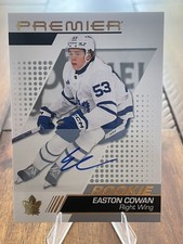 2025-26 Upper Deck Premier Rookie Auto Easton Cowan picture